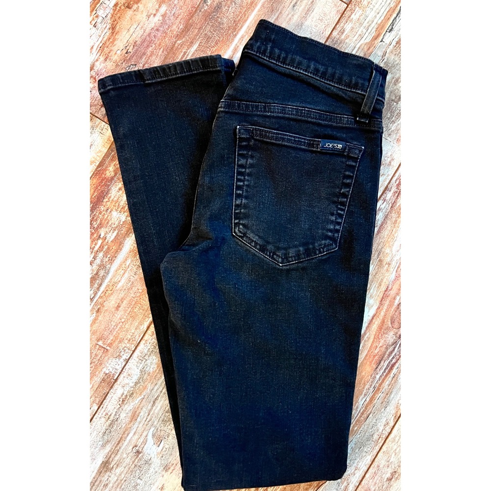 Joe's Jeans Black Skinny Jeans Women's 29 Mid Rise Stretch‎ Dark Wash